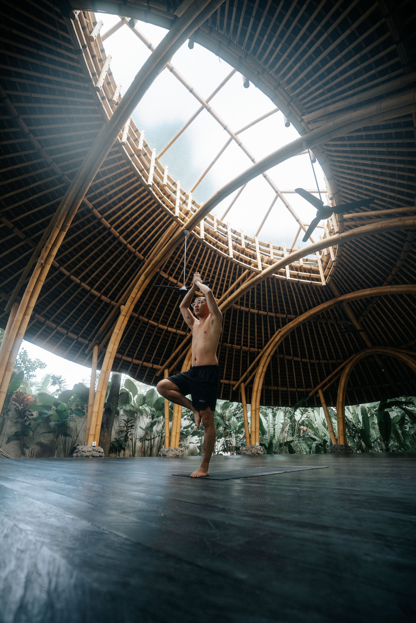 Yoga pavilion at Umani Resort