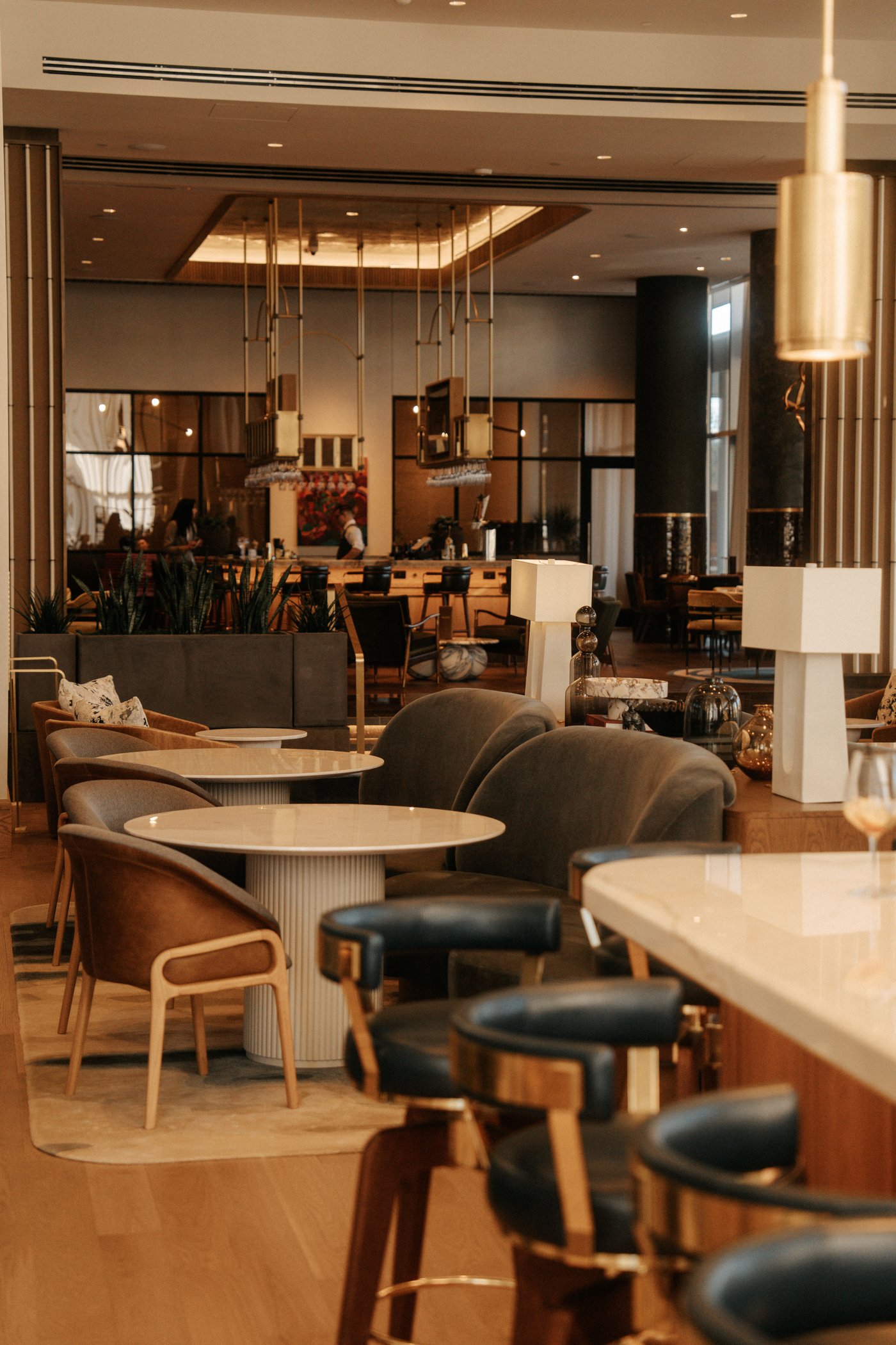 Hall Park Hotel lounge, wide view